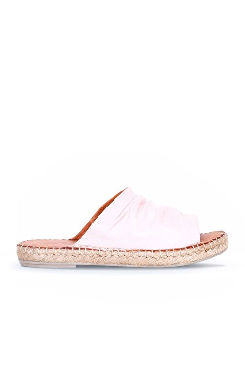Bueno Shoes Pudra Deri Kadın Espadril Terlik 01wl4617 - Görsel 2