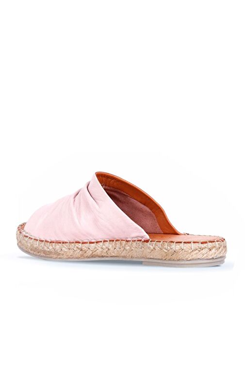 Bueno Shoes Pudra Deri Kadın Espadril Terlik 01wl4617 - Görsel 5