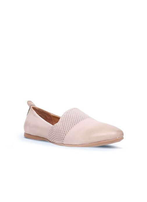 Bueno Shoes Gri Deri Kadın Babet 01wn0700 - Görsel 3