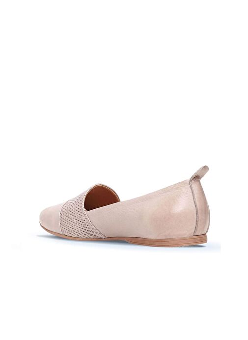 Bueno Shoes Gri Deri Kadın Babet 01wn0700 - Görsel 5