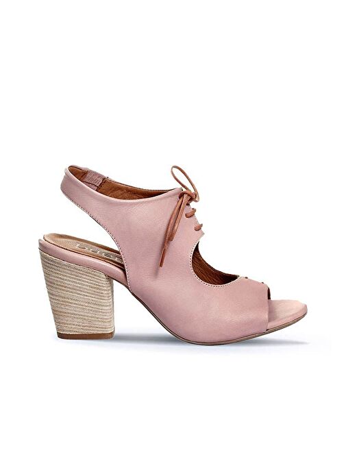 Bueno Shoes Gül Kurusu Deri Kadın Topuklu Sandalet 01wn0100 - Görsel 2
