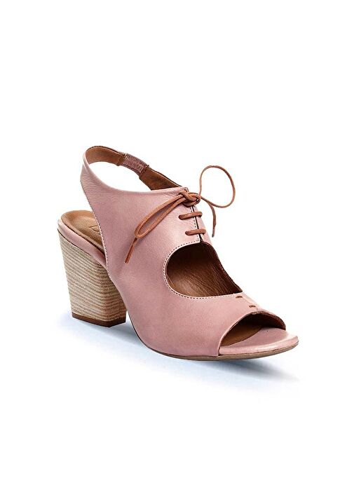 Bueno Shoes Gül Kurusu Deri Kadın Topuklu Sandalet 01wn0100 - Görsel 3