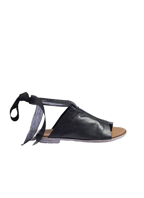 Bueno Shoes Siyah Deri Kadın Parmak Arası Sandalet 01wn5008 - Görsel 2