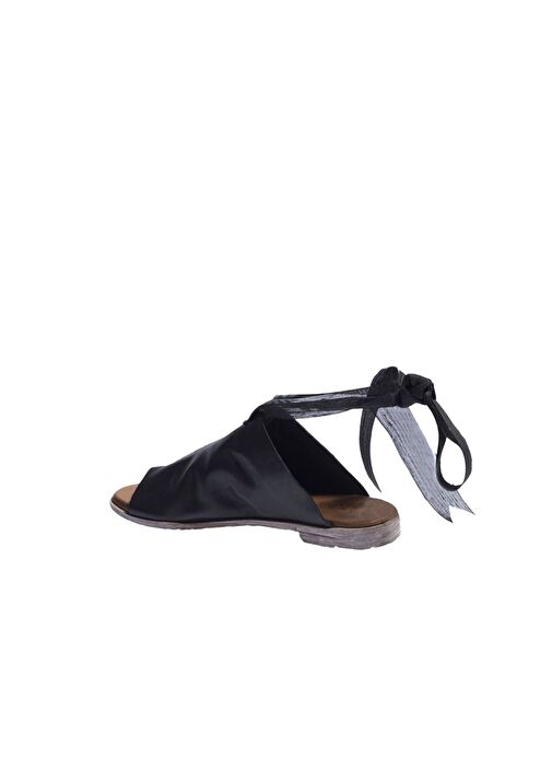 Bueno Shoes Siyah Deri Kadın Parmak Arası Sandalet 01wn5008 - Görsel 5