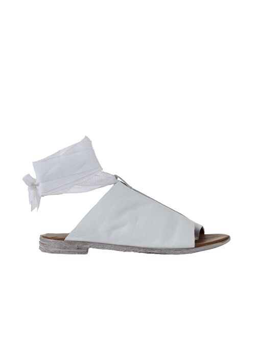 Bueno Shoes Beyaz Deri Kadın Parmak Arası Sandalet 01wn5008 - Görsel 2