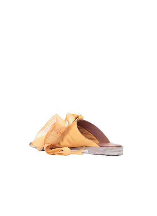 Bueno Shoes Sarı Deri Kadın Parmak Arası Sandalet 01wn5008 - Görsel 5