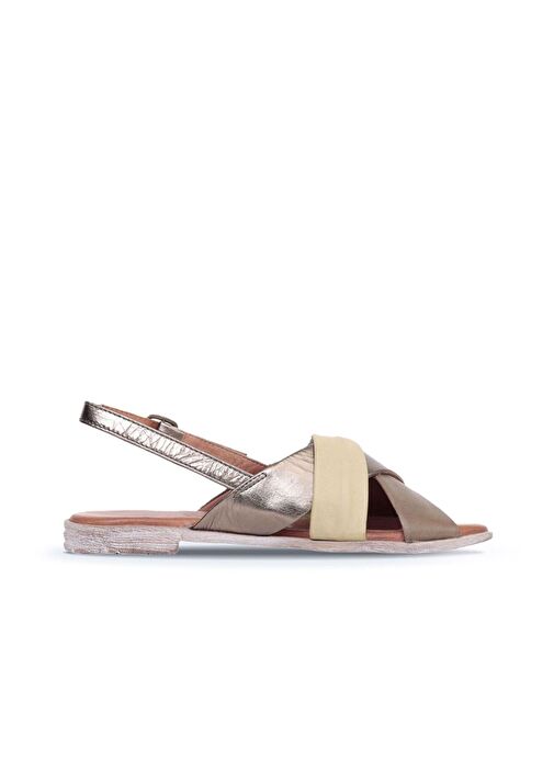 Bueno Shoes Haki Multi Deri Kadın Sandalet 01wn5010 - Görsel 2