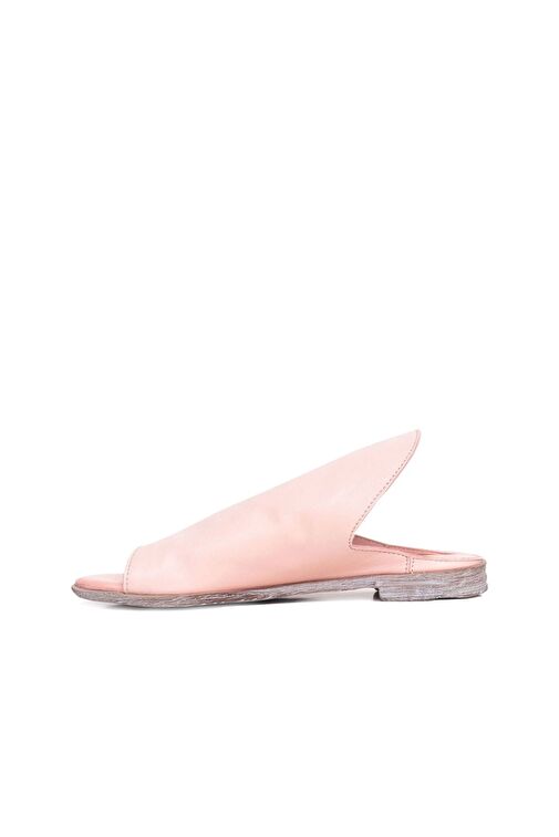 Bueno Shoes Pudra Deri Kadın Düz Terlik 01wn5019 - Görsel 4