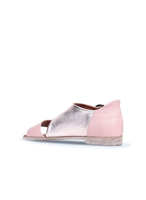 Bueno Shoes Gül Kurusu Deri Kadın Sandalet 01wn5034 - Görsel 5