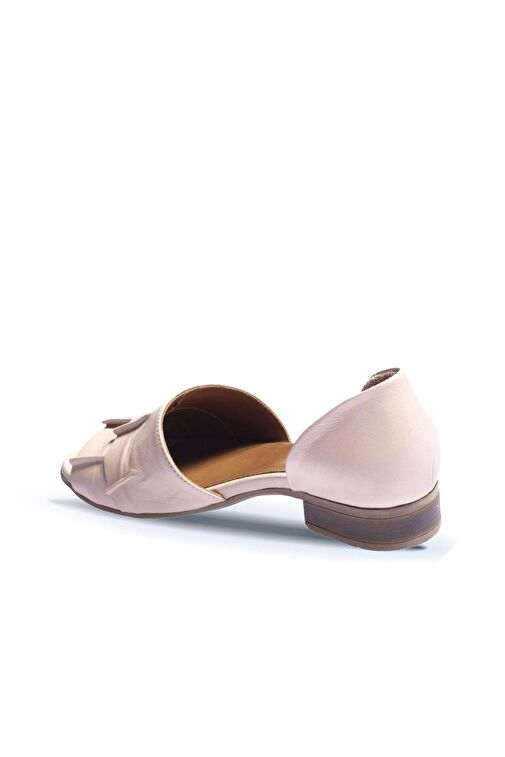 Bueno Shoes Gri Deri Kadın Babet 01wn5100 - Görsel 5