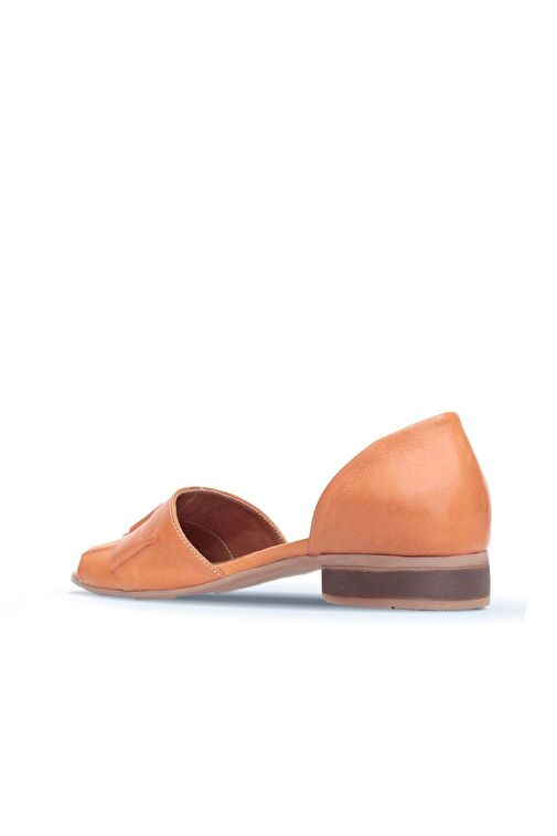 Bueno Shoes Taba Deri Kadın Babet 01wn5100 - Görsel 5