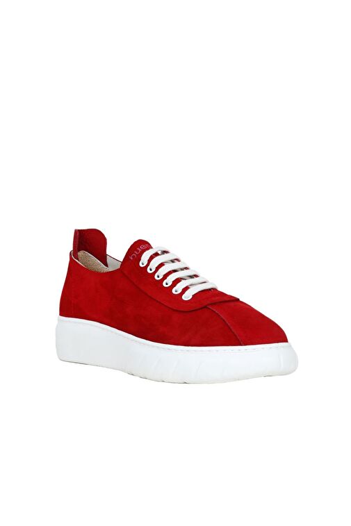 Bueno Shoes Kırmızı Nubuk Erkek Spor Ayakkabı 01mq4904 - Görsel 4