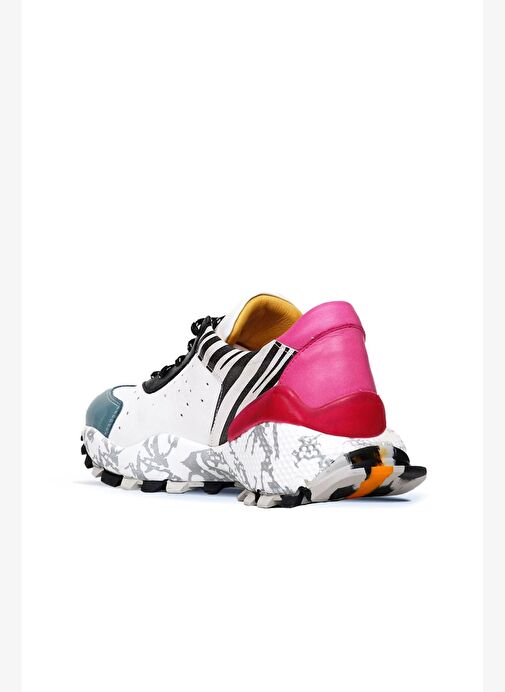 Bueno Shoes Mavi Deri Kadın Spor Ayakkabı 01wq10600 - Görsel 5