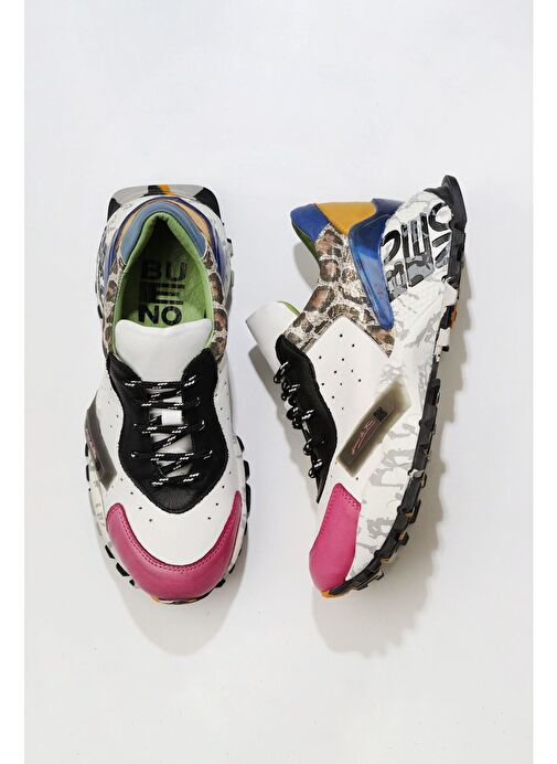 Bueno Shoes Pudra Deri Kadın Spor Ayakkabı 01wq10600 - Görsel 2