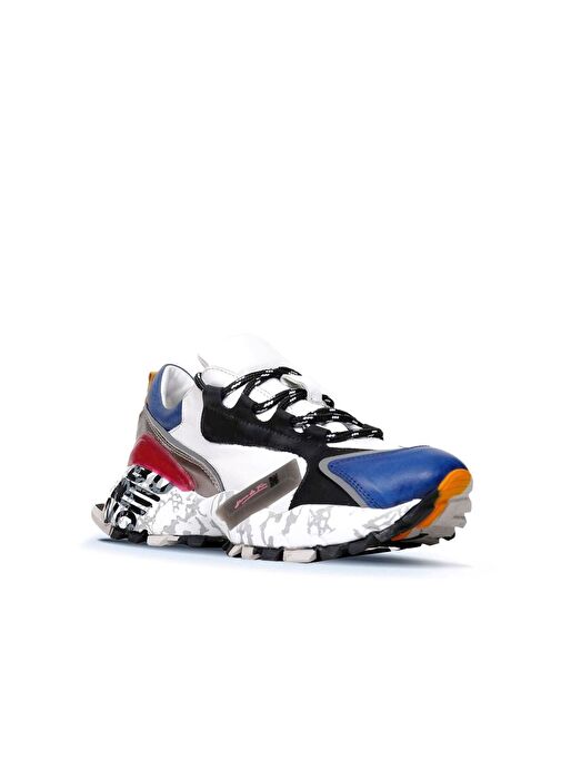 Bueno Shoes Lacivert Deri Kadın Spor Ayakkabı 01wq10604 - Görsel 3