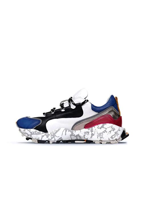 Bueno Shoes Lacivert Deri Kadın Spor Ayakkabı 01wq10604 - Görsel 4