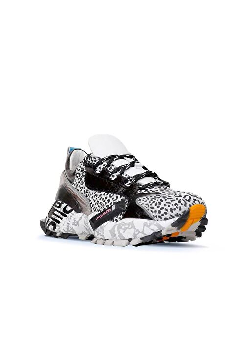 Bueno Shoes Leopar Deri Kadın Spor Ayakkabı 01wq10604 - Görsel 3