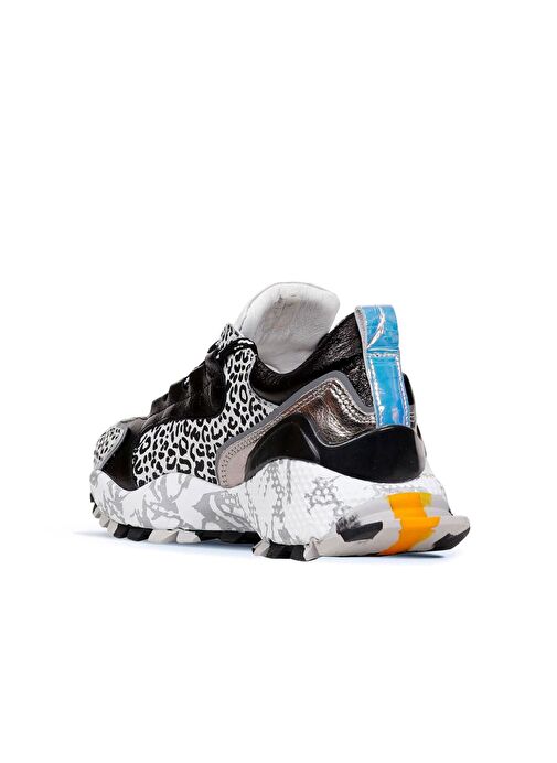 Bueno Shoes Leopar Deri Kadın Spor Ayakkabı 01wq10604 - Görsel 5