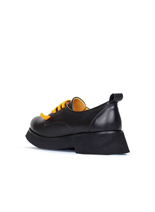 Bueno Shoes Sarı Deri Kadın Klasik Ayakkabı 01wr8804 - Görsel 5