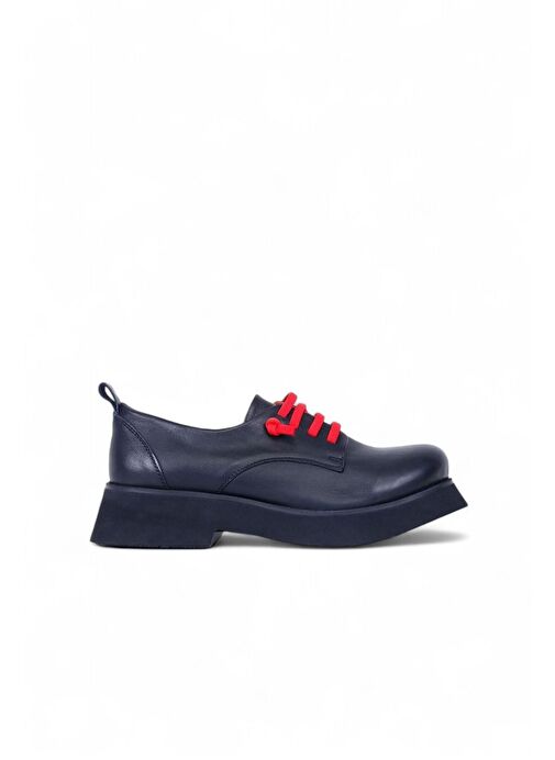 Bueno Shoes Kırmızı Deri Kadın Klasik Ayakkabı 01wr8804 - Görsel 2