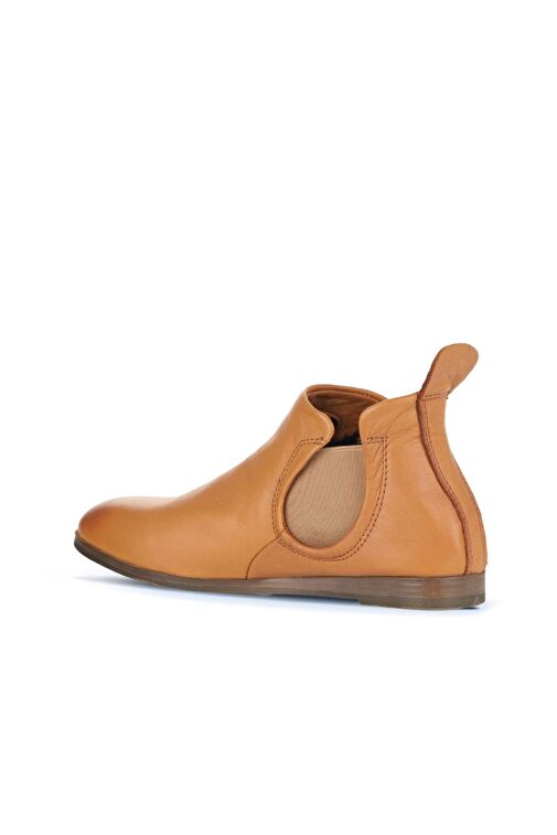 Bueno Shoes Taba Deri Kadın Düz Bot 01wp1602 - Görsel 5