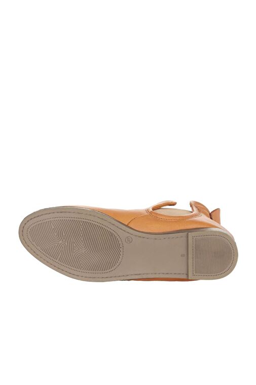 Bueno Shoes Taba Deri Kadın Düz Bot 01wp1602 - Görsel 6