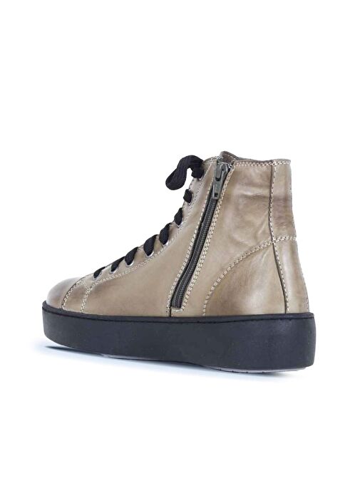 Bueno Shoes Yeşil Deri Kadın Spor Bot 01wr1907 - Görsel 5