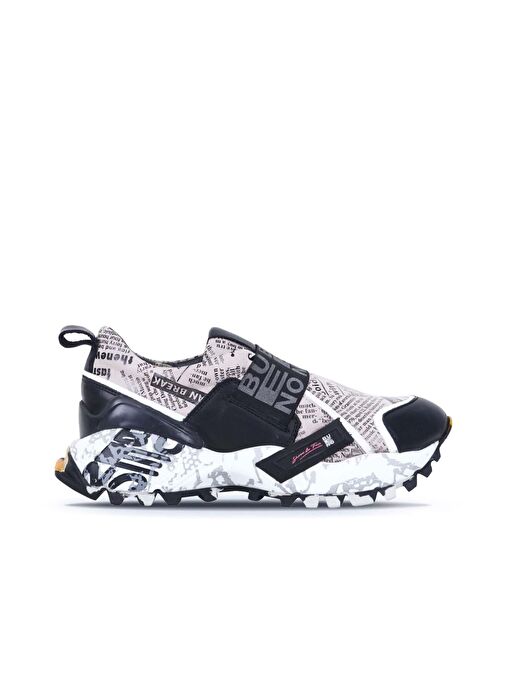 Bueno Shoes Siyah Deri Kadın Spor Ayakkabı 01wr2109 - Görsel 2