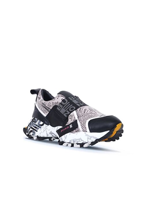 Bueno Shoes Siyah Deri Kadın Spor Ayakkabı 01wr2109 - Görsel 3