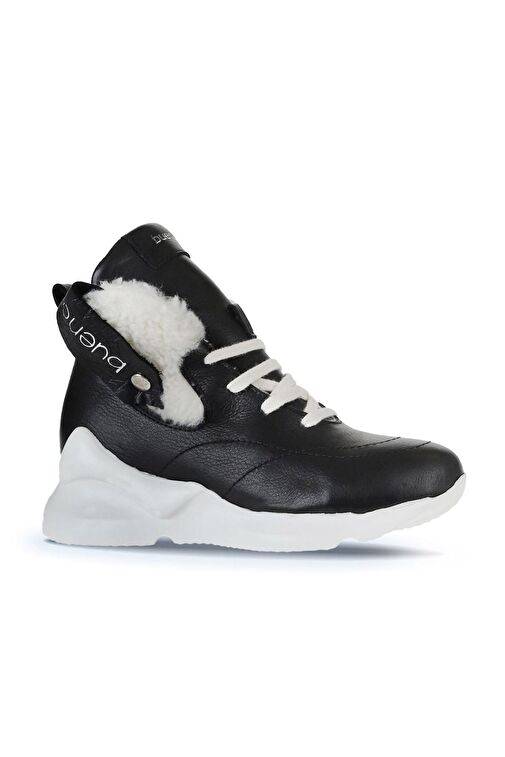 Bueno Shoes Siyah Deri Kadın Spor Bot 01wp7903 - Görsel 3