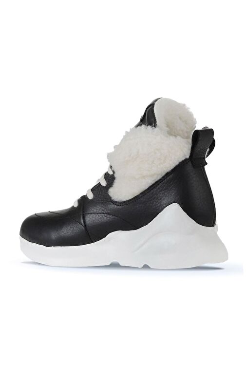 Bueno Shoes Siyah Deri Kadın Spor Bot 01wp7903 - Görsel 5