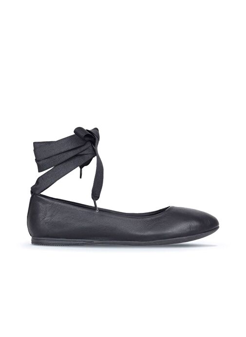 Bueno Shoes Siyah Deri Kadın Babet 01wj2141 - Görsel 2