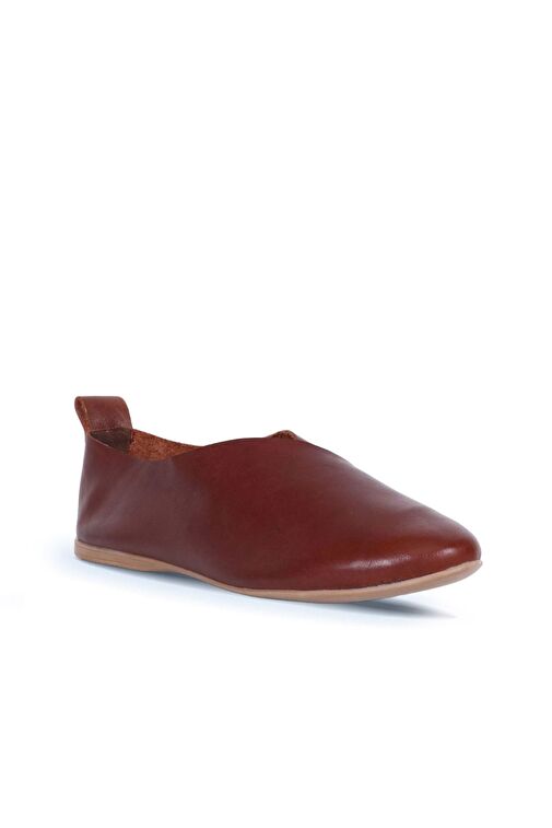 Bueno Shoes Taba Deri Kadın Babet 01wn0702 - Görsel 3