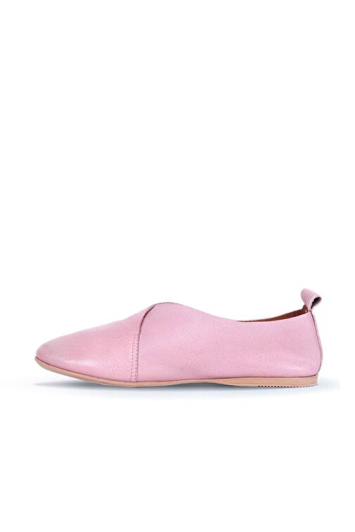 Bueno Shoes Gül Kurusu Deri Kadın Babet 01wn0710 - Görsel 4