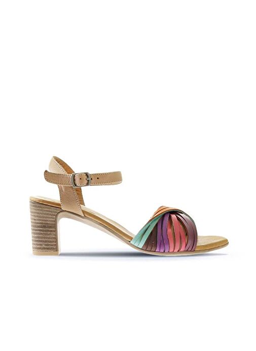Bueno Shoes Multi M10 Deri Kadın Topuklu Sandalet 01wn1520 - Görsel 2