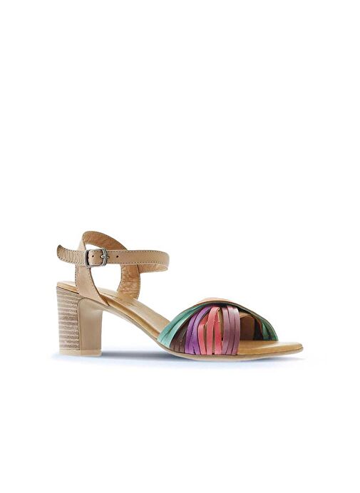 Bueno Shoes Multi M10 Deri Kadın Topuklu Sandalet 01wn1520 - Görsel 4