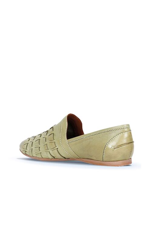 Bueno Bueno Shoes Haki Deri Kadın Düz Babet 01wq0105 Boyner'de! Haki - 5. görsel