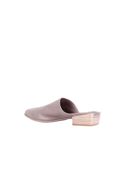 Bueno Shoes Gri Deri Kadın Topuklu Terlik 01wq2603 - Görsel 5