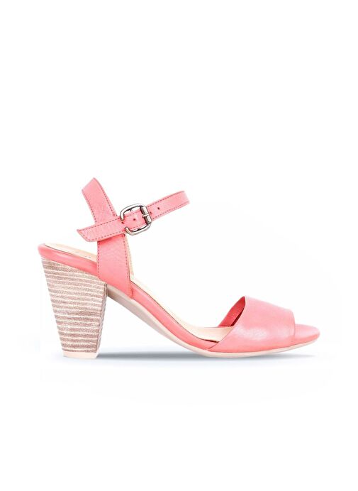 Bueno Shoes Mercan Deri Kadın Topuklu Sandalet 01wq8204 - Görsel 2