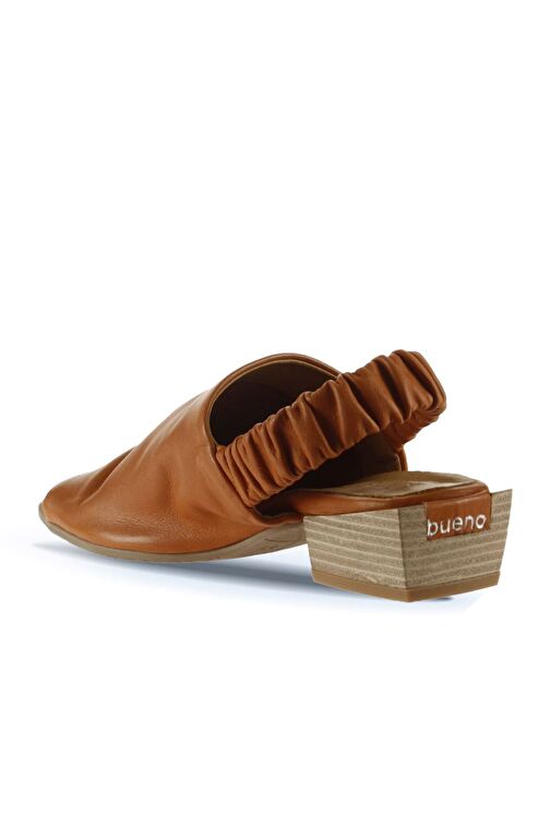 Bueno Shoes Taba Deri Kadın Topuklu Sandalet 01ws7503 - Görsel 5