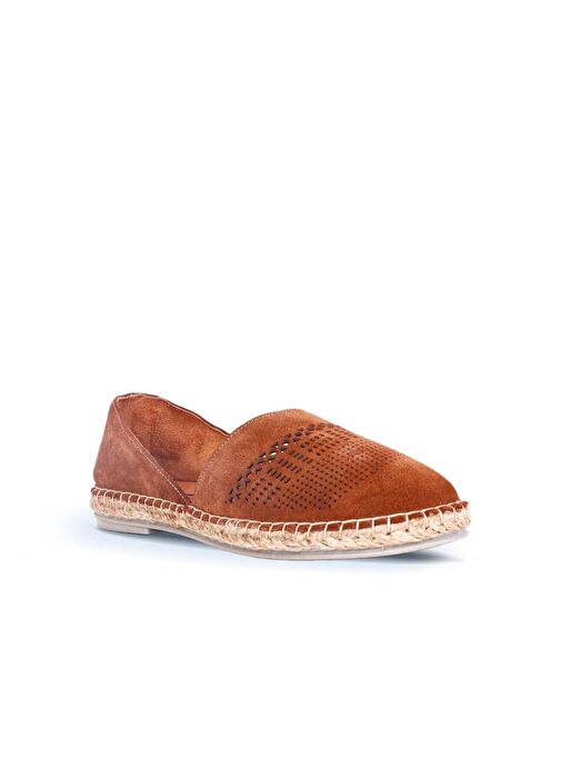 Bueno Shoes Taba Süet Kadın Espadril Ayakkabı 01wq2415 - Görsel 3