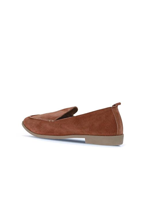 Bueno Shoes Kiremit Süet Kadın Düz Babet 01wn0128 - Görsel 6