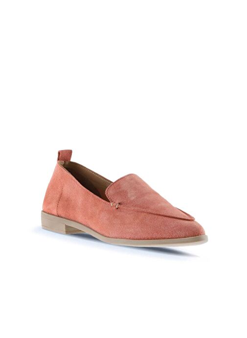 Bueno Shoes Pudra Açık Süet Kadın Düz Babet 01wn0128 - Görsel 4