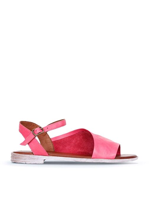 Bueno Shoes Fuşya Deri Kadın Sandalet 01wn5001 - Görsel 3