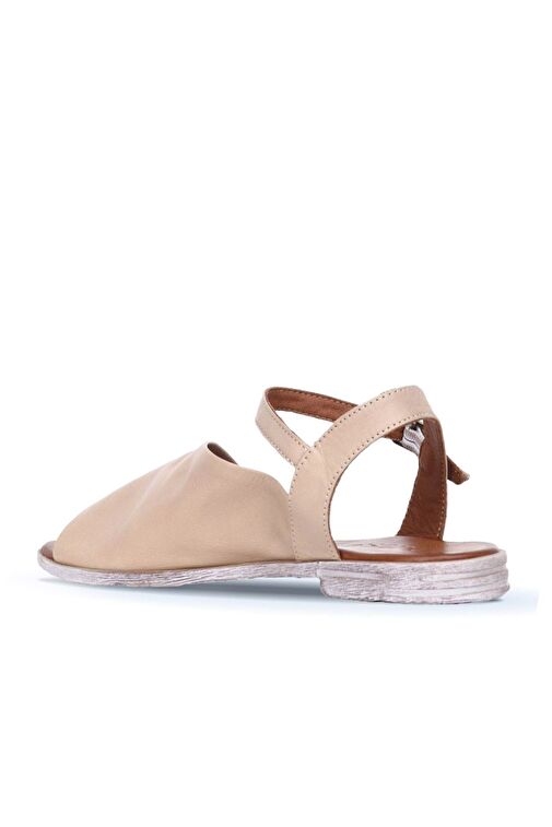 Bueno Shoes Vizon Deri Kadın Sandalet 01wn5001 - Görsel 4