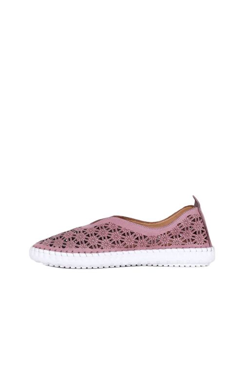 Bueno Shoes Gül Kurusu Deri Kadın Günlük Ayakkabı 01wn9605 - Görsel 4