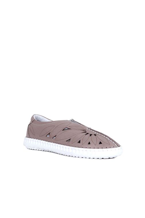 Bueno Shoes Gri Deri Kadın Günlük Ayakkabı 01wq0402 - Görsel 3