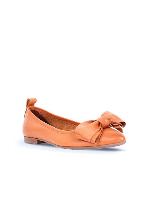 Bueno Shoes Taba Deri Kadın Babet 01wr3100 - Görsel 3