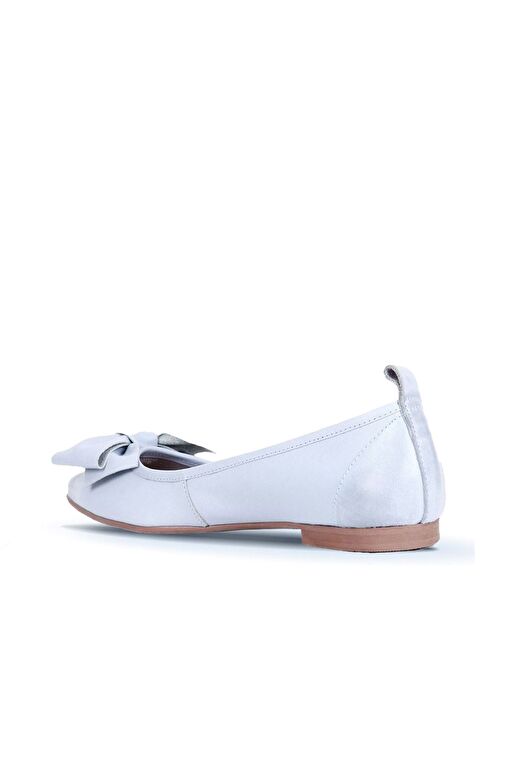 Bueno Shoes Mavi Deri Kadın Babet 01wr3100 - Görsel 5