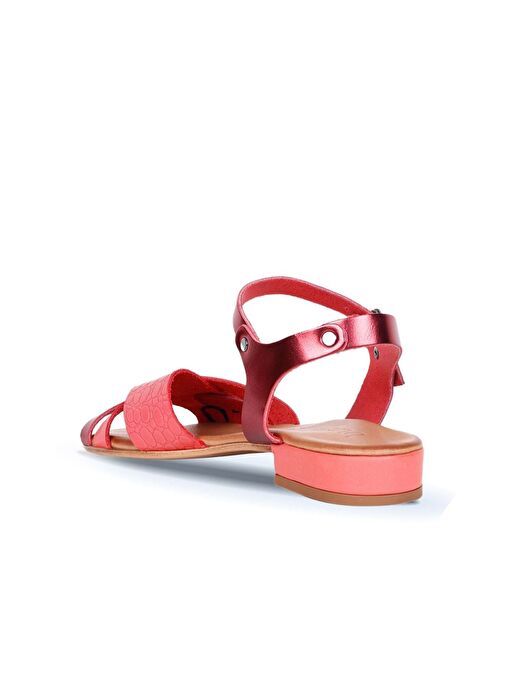 Bueno Shoes Mercan Deri Kadın Topuklu Sandalet 01ws6106 - Görsel 5